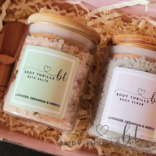 Himalayan Bath Salt & Body Scrub Gift Set