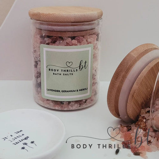 Lavender Geranium Neroli Himalayan Bath Salts